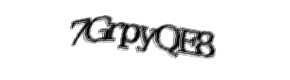Security check image, please type the characters shown